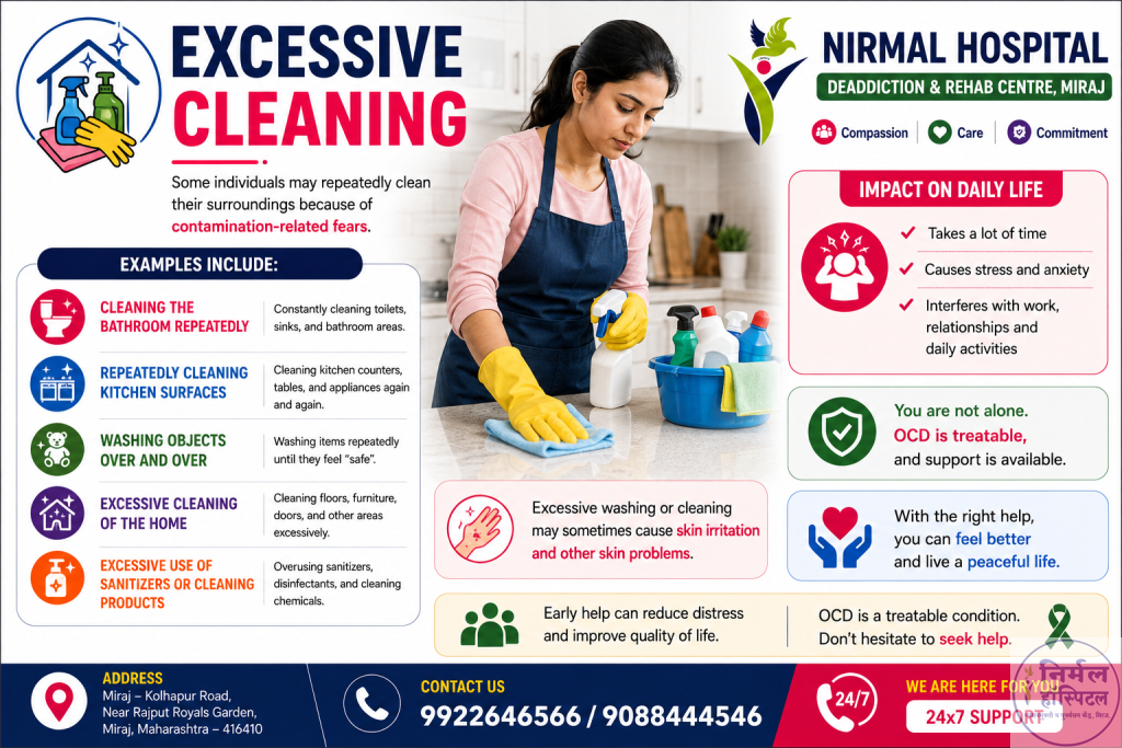 3. Obsessive Compulsive Disorder (OCD): Symptoms, Causes & Diagnosis Excessive Cleaning