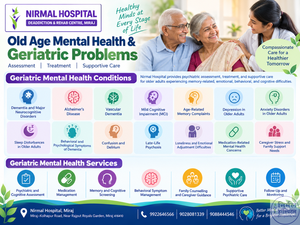 Old Age Mental Health & Geriatric Problems