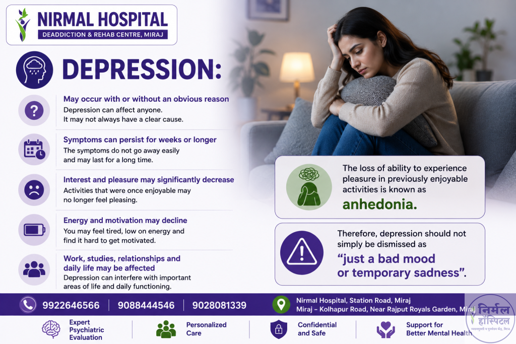 5. Depression: Symptoms, Causes, Types, Diagnosis and Mental Health Awareness Depression: