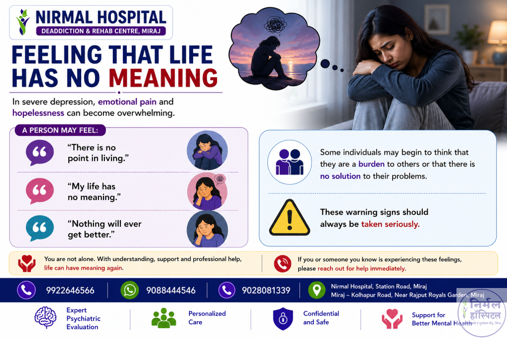 5. Depression: Symptoms, Causes, Types, Diagnosis and Mental Health Awareness Feeling That Life Has No Meaning