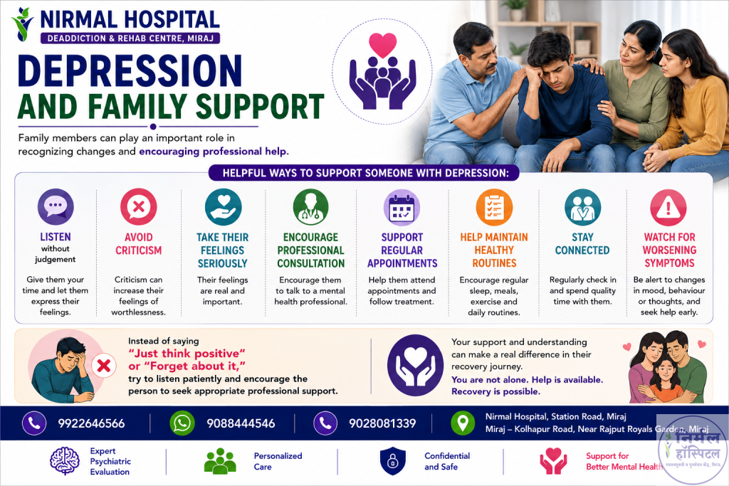 5. Depression: Symptoms, Causes, Types, Diagnosis and Mental Health Awareness Depression and Family Support