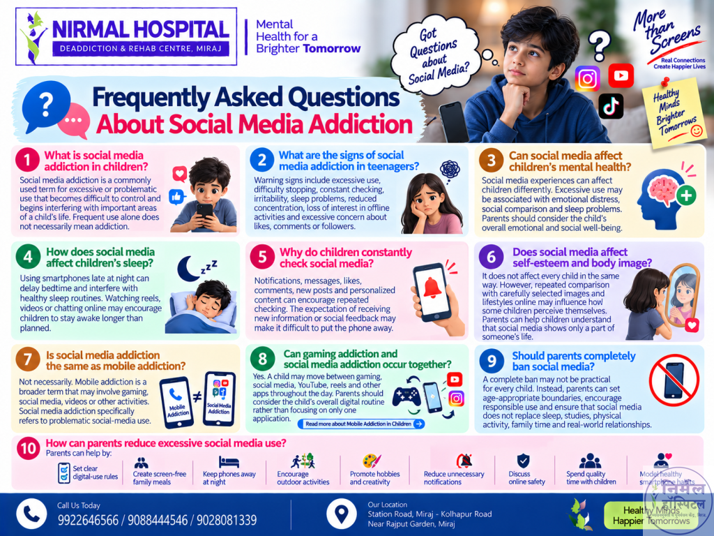 Frequently Asked Questions About Social Media Addiction