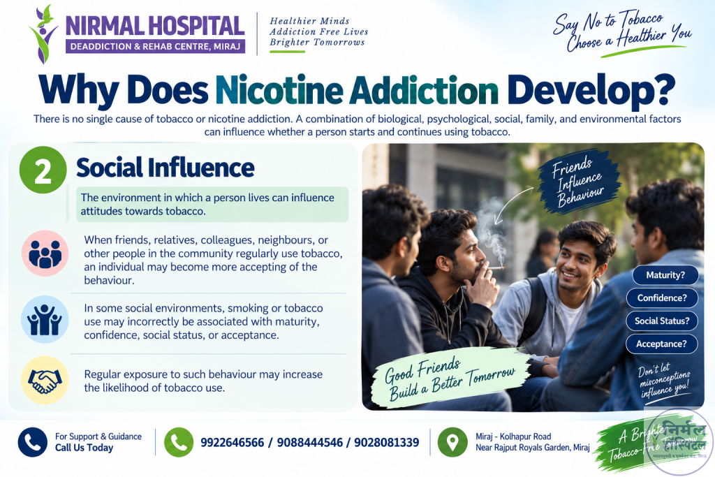 4. Nicotine Addiction: 8 Causes, Effects & Withdrawal Symptoms https://nirmalhospitalmiraj.com/nicotine-addiction-2/