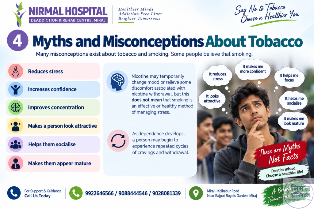 4. Nicotine Addiction: 8 Causes, Effects & Withdrawal Symptoms https://nirmalhospitalmiraj.com/nicotine-addiction-2/