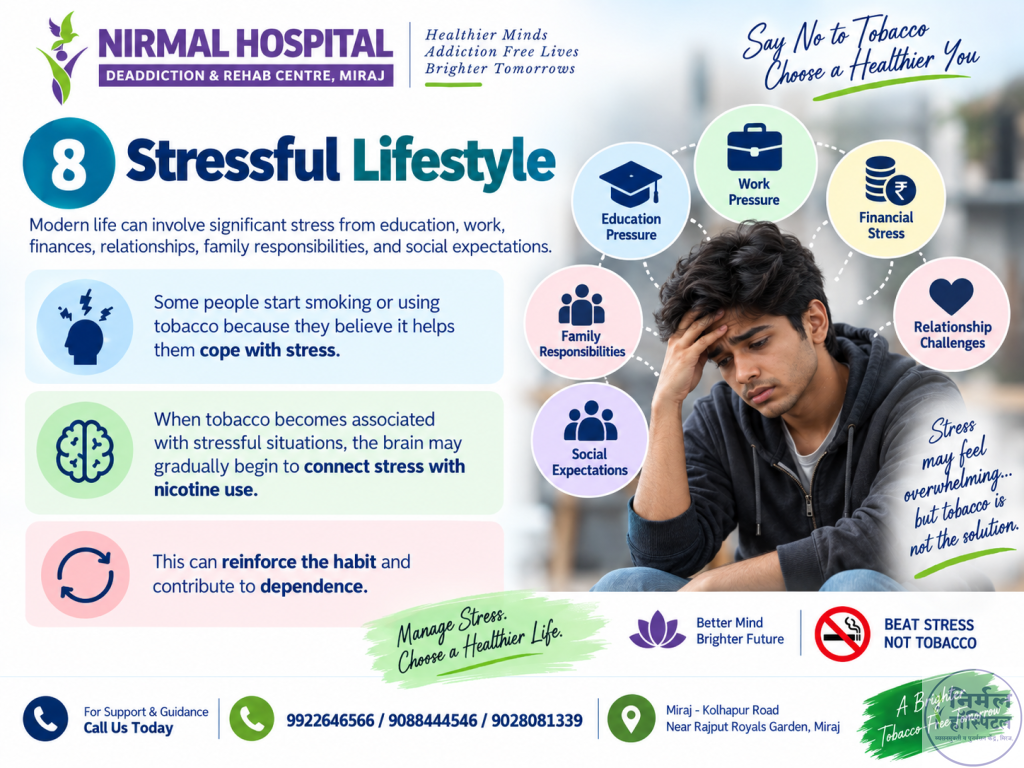 4. Nicotine Addiction: 8 Causes, Effects & Withdrawal Symptoms https://nirmalhospitalmiraj.com/nicotine-addiction-2/