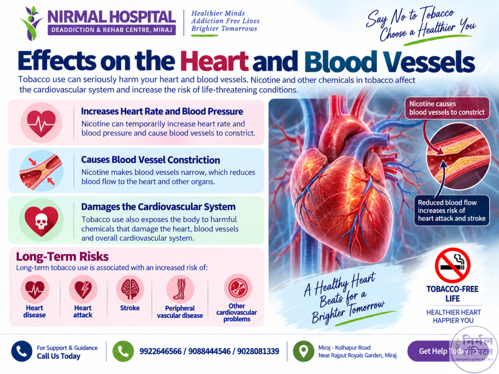 4. Nicotine Addiction: 8 Causes, Effects & Withdrawal Symptoms Effects on the Heart and Blood Vessels
