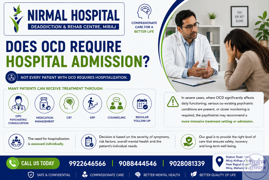 3. Effective OCD Treatment Near Me | Expert Care at Nirmal Hospital Does OCD Require Hospital Admission?
