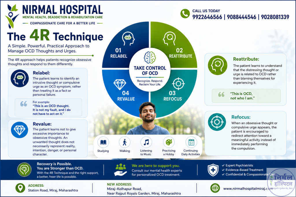 3. Effective OCD Treatment Near Me | Expert Care at Nirmal Hospital The 4R Technique