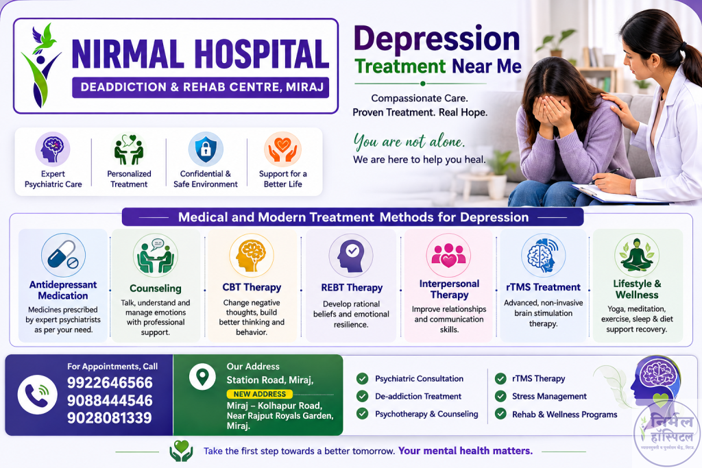 5. Depression Treatment Near Me | Psychiatrist & Depression Care Medical and Modern Treatment Methods for Depression
