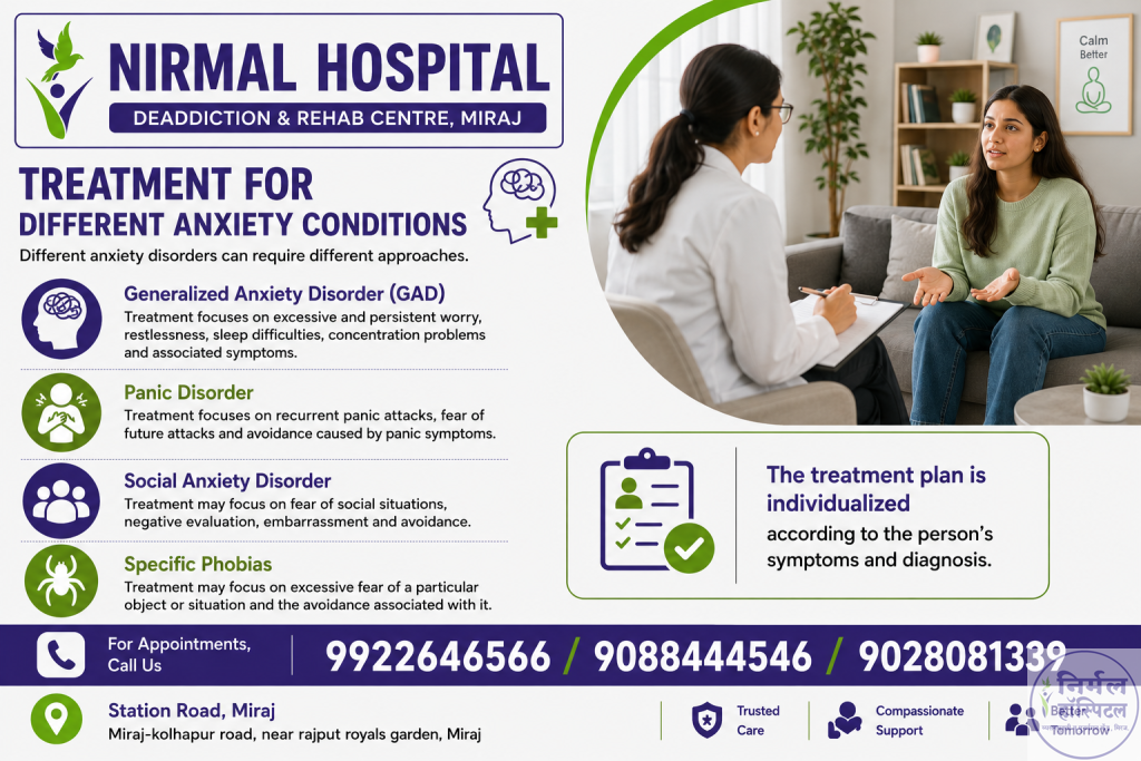 6. Powerful Anxiety Treatment Tips Near Me Treatment for Different Anxiety Conditions