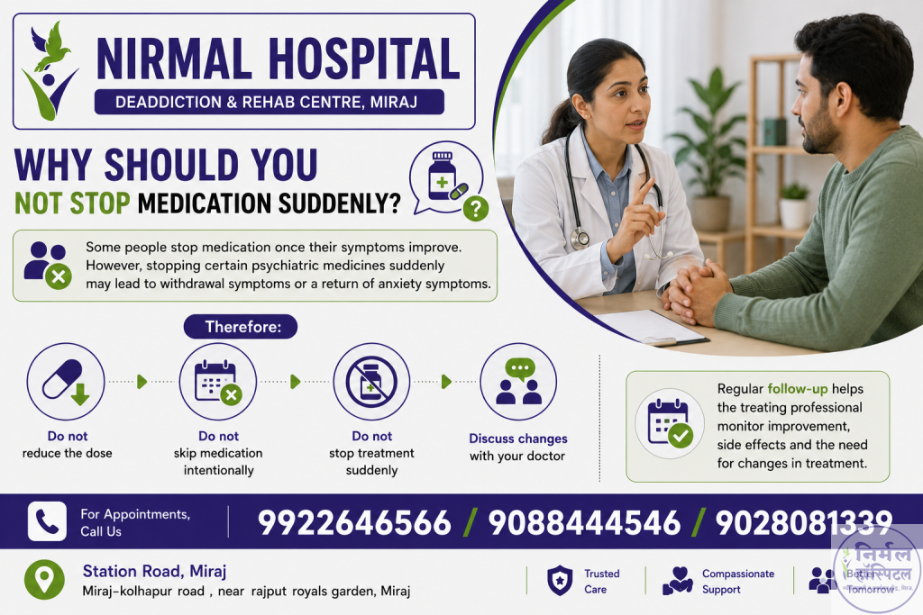 6. Powerful Anxiety Treatment Tips Near Me Why Should You Not Stop Medication Suddenly?