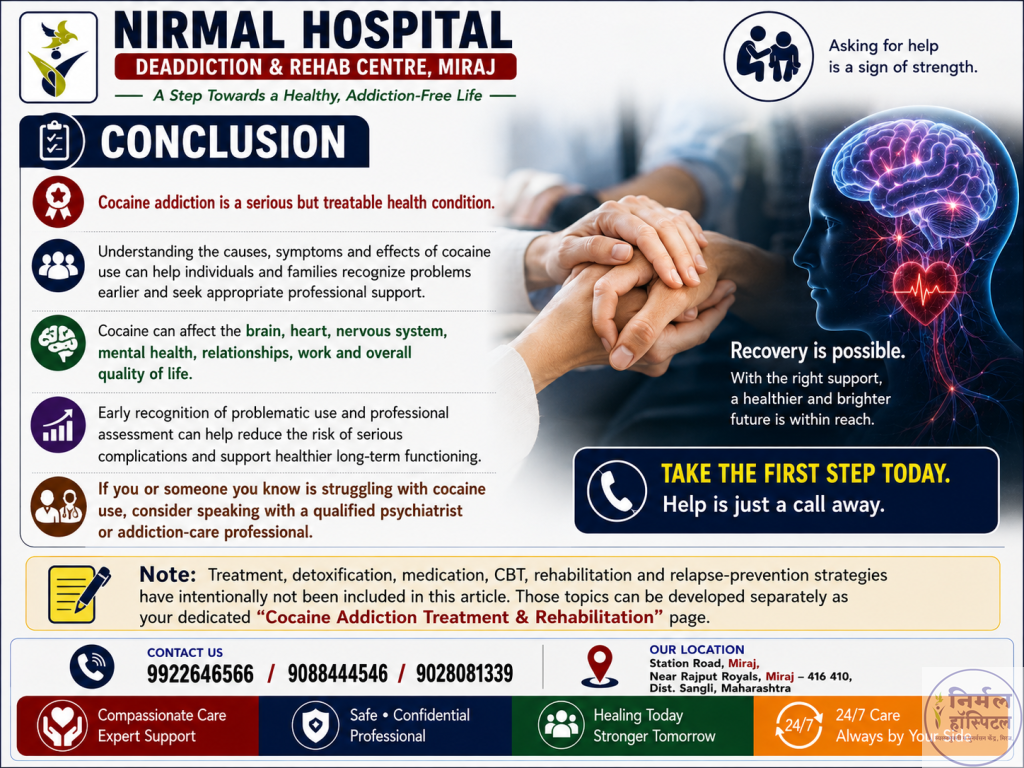 Cocaine addiction is a serious but treatable health condition.
