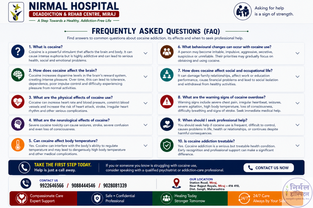 Frequently Asked Questions (FAQ) – Cocaine Addiction