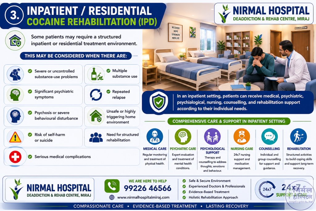 Inpatient / Residential Cocaine Rehabilitation (IPD)