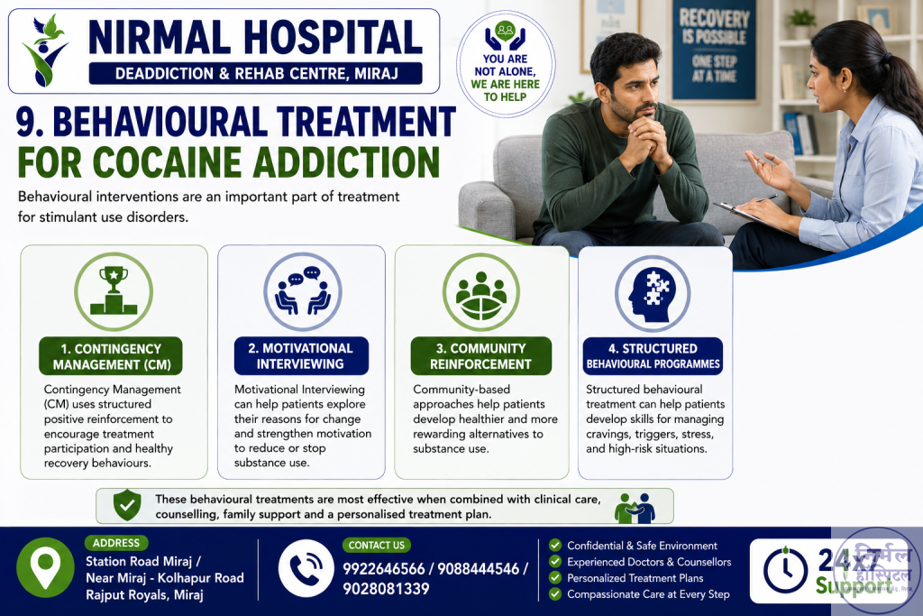 Behavioural Treatment for Cocaine Addiction