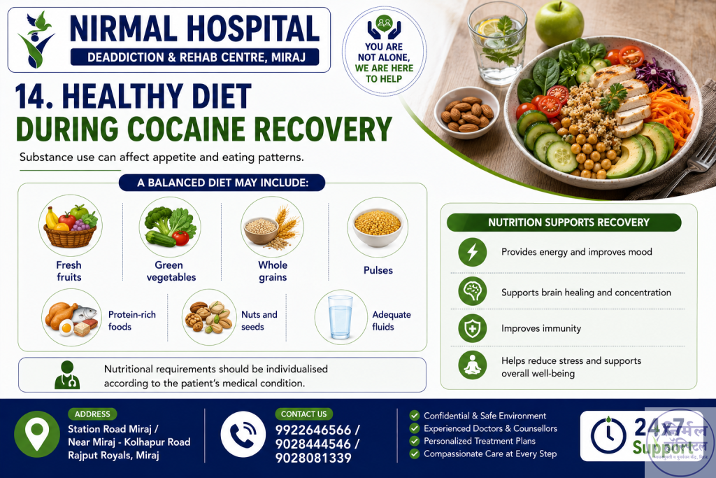 Healthy Diet During Cocaine Recovery