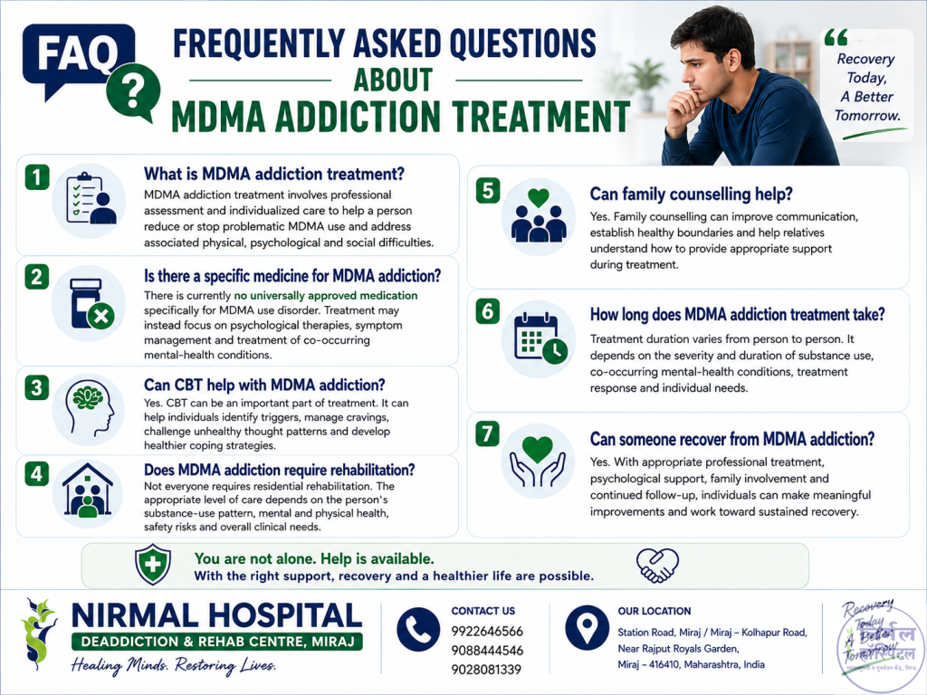 Frequently Asked Questions About MDMA Addiction Treatment