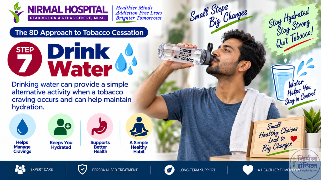 Nicotine (Tobacco,Gutkha & Cigarette) Addiction Treatment Drink Water