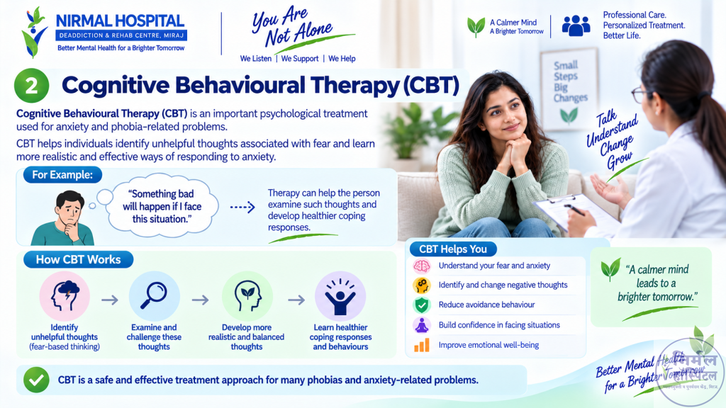 7. Phobia Cognitive Behavioural Therapy (CBT)