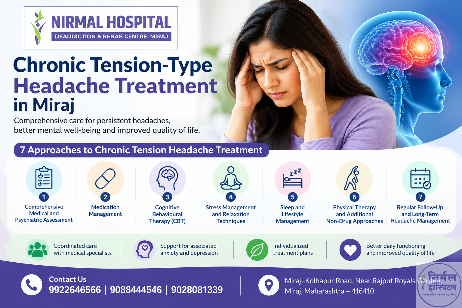 Chronic Tension-Type Headache Treatment in Miraj