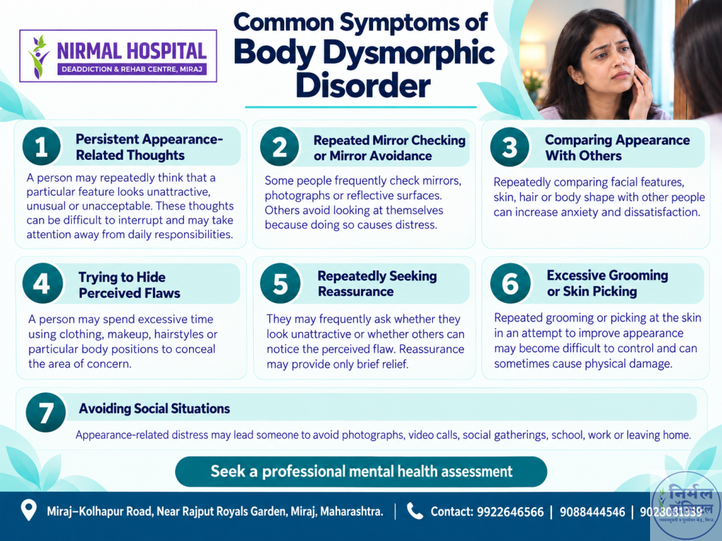 Common Symptoms of Body Dysmorphic Disorder