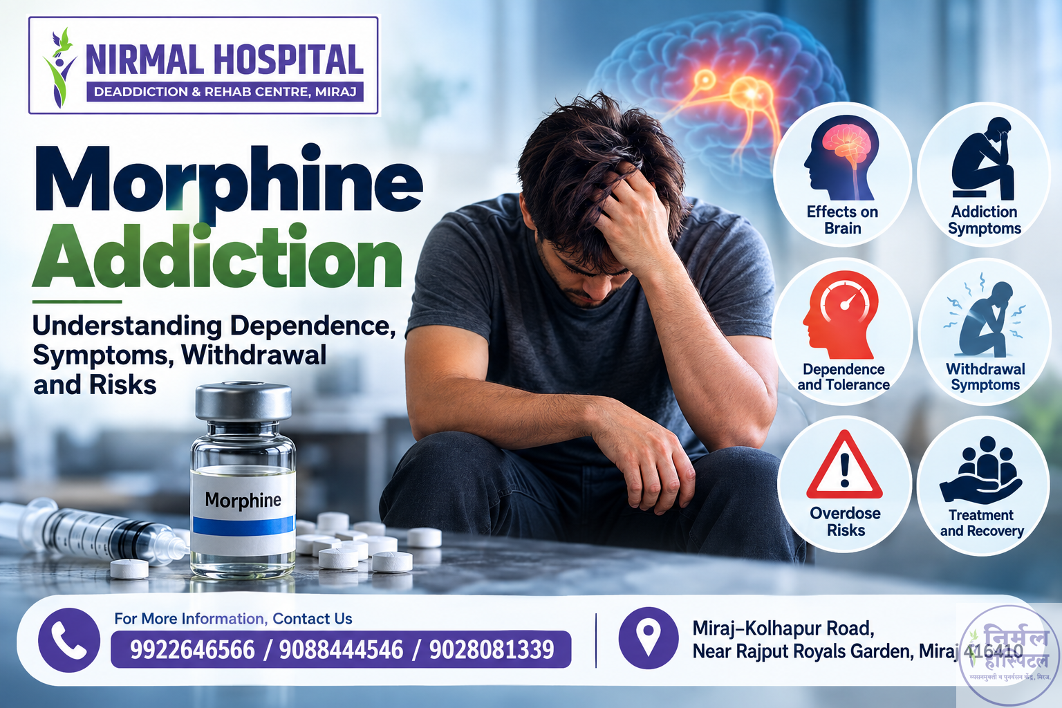 Morphine Addiction: Symptoms, Dependence, Withdrawal & Risks
